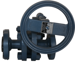 Slow Opening Valve Figure # 4061S(58), Steel Body, Flanged, Wheel Operated